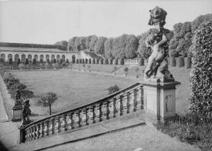 Barockgarten Großsedlitz, Blick zur Unteren Orangerie