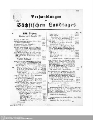 151. Sitzung