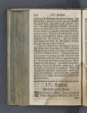LV. Capitul. Gesicht des H. Fursei.