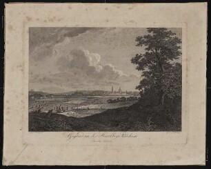 Blick von Babelsberg über die Nuthewiesen auf Potsdam