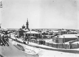 Stadtansicht : Tatarischer Stadtteil mit Moschee im Tomsk
