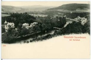 Gießhübl-Sauerbrunn. Blick auf Gießhübl