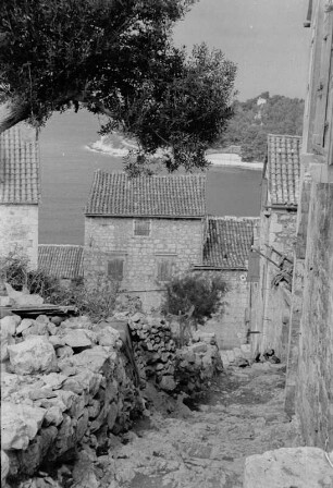 Wohnhäuser : Wohnhäuser in Hvar.