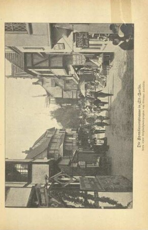 Die Spandauerstrasse in Alt-Berlin