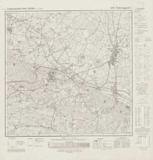 3615 Ostercappeln, Topographische Karte 1:25000 (4cm - Karte)