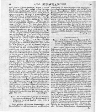 Mussmann, J. G.: De idealismo sive philosophia ideali. Berlin: Reimer 1826