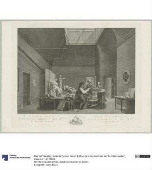 Salle de Dessin dans l’Édifice de la Societé Felix Meritis à Amsterdam