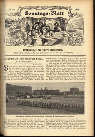 Ausgabe vom Sonntag, den 28. November 1909.