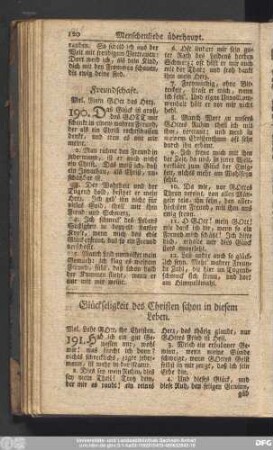 [23.] Glückseligkeit des Christen schon in diesem Leben.