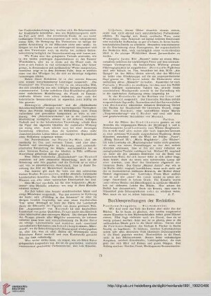Buchbesprechungen der Redaktion