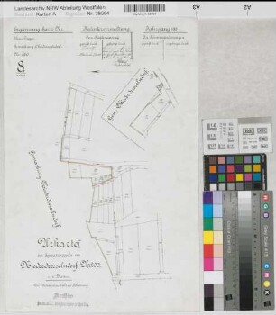 Niederdresselndorf (Burbach), Separation Niederdresselndorf, Brouillonkarte 1 Flur 8