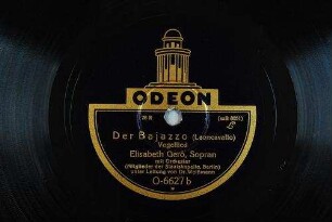 Der Bajazzo : Vogellied / (Leoncavallo)