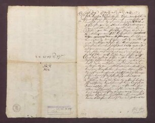 Amalie Elisabeth von Bettendorff gibt ihr freiadliges Gut zu Edingen dem Wendel Reinle in Neckarhausen auf sechs Jahre in Bestand.