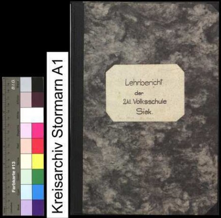 Volksschule, Lehrbericht