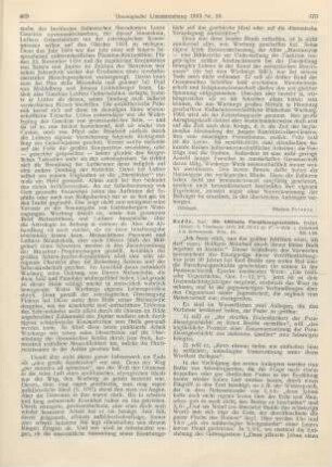 470-472 [Rezension] Budde, Karl, Die biblische Paradiesesgeschichte. Erklärt