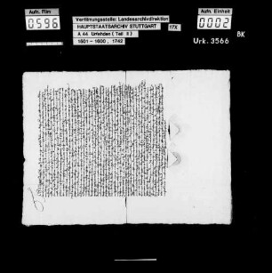 Michael Sattler, B. zu Nürtingen, wegen seines verschwenderischen Lebenswandels u.a. etliche Tage zu Nürtingen im Turm gef., jedoch in Ansehung seines frommen Weibs und seiner Kinder begnadigt und wieder freigelassen unter der Bedingung, künftig an Werktagen alle heimlichen und offenen Zechen, ferner jederzeit große und klein Spiele, bei Androhung schwerer Turmstrafe, zu meiden (doch soll ihm an gebannten Feiertagen eine ziemliche Tagzeche erlaubt sein) und sich wohl zu verhalten, gelobt unter Eid, diesen Bedingungen nachzukommen und schwört U. Sattler hatte bisher mit Spielen, Zehren, Zank und Hader einen so liederlichen Lebenswandel geführt, dass er, wäre ihm nicht beizeiten ein Riegel vorgeschoben worden, Weib und Kinder ins Verderben gebracht hätte. Aus derselben Ursache hatte er seine Schulden nicht bezahlen können und war auch an der Steuerzahlung säumig geblieben, deshalb kraft erlangter Freiheit nach Brauch und Recht der Stadt Nürtingen in sein Haus gebannt worden, jedoch, unter Verachtung seines geleisteten Eides wieder herausgekommen.