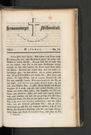 Nr. 10. October. 1857.