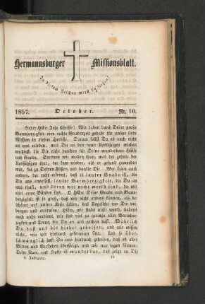 Nr. 10. October. 1857.