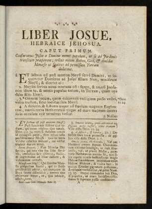 1-82, Libri Josue