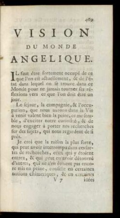 Vosion Du Monde Angelique.
