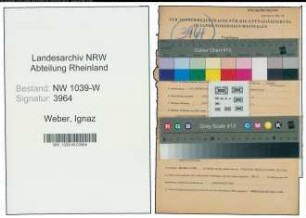 Entnazifizierung Ignaz Weber , geb. 20.11.1883 (Lehrer)