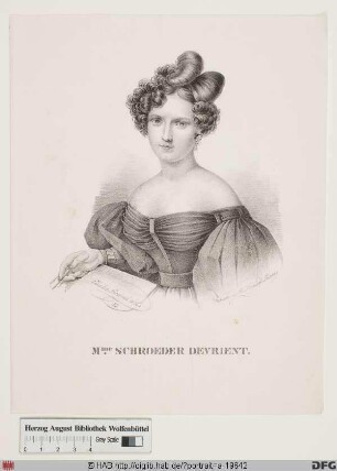 Bildnis Wilhelmine Schröder-Devrient