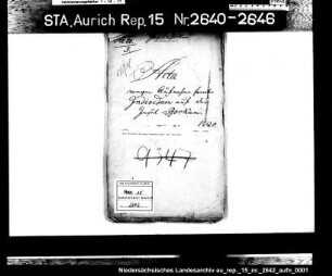 Die Niederlassung Auswärtiger auf Borkum