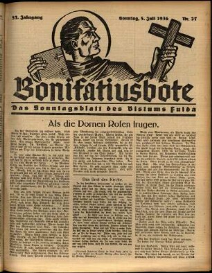 Ausgabe vom Sonntag, den 05. Juli 1936.