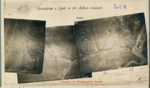 Foto der Unterstände und des Lagers in der Ardžan-Schlucht (Luftbild)