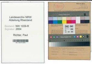 Entnazifizierung Paul Richter , geb. 24.04.1914 (Schlosser)