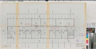 Burgsteinfurt (Steinfurt) Amtsgericht Hauptbau: Grundriß Erdgeschoß 1961 1 : 50 59 x 104 Pause Staatshochbauamt Münster Regierung Münster Nr. 34058