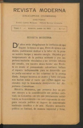 Revista moderna
