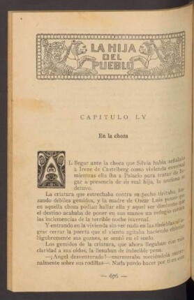 Capítulo LV - En la choza