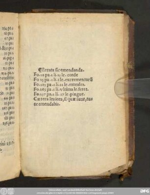 Errata sic emendanda.