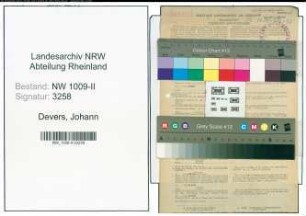 Entnazifizierung Johann Devers , geb. 18.08.1905 (Dachdecker)