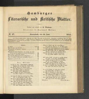 No. 47. 11. Juni 1853