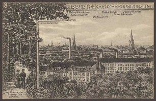 Ansichtskarte Panorama von Kreuzberg