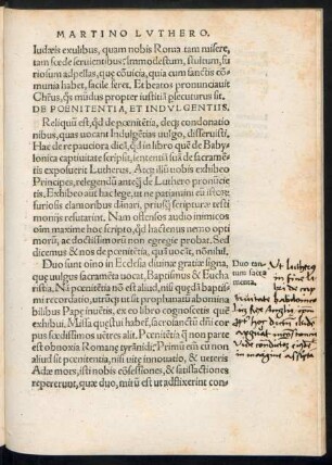 De Poenitentia, Et Indulgentiis.