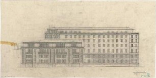 Fischer, Theodor; Genf (Schweiz); Völkerbundpalast - Ansicht