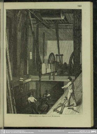 Bohrmaschine mit Apparat und Werkzeugen