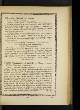 Erfolgreicher Luftangriff auf Ravenna.