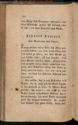 Zehntes Kapitel. Eine Wanderung nach Ungarn