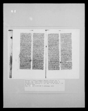 Lateinische Bibel — Textseiten, Folio 18 verso - 19