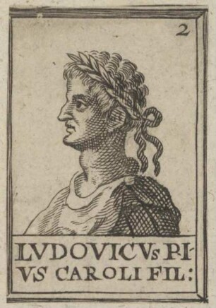 Bildnis von Lvdovicvs Pivs, Kaiser des Römisch-Deutschen Reiches