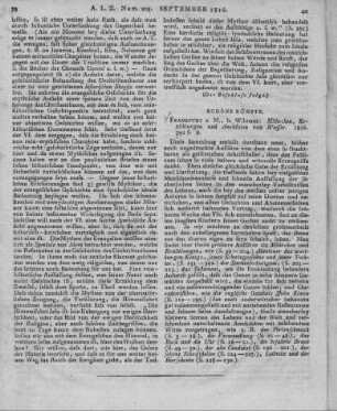 Weisser, F. C.: Mährchen, Erzählungen und Anekdoten. Frankfurt am Main: Wilmans 1816