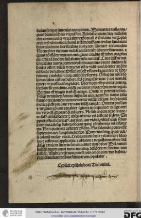 Explicit epistola beati Hieronimi.