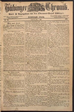 1. Mai (Nro. 100) - 5. Mai (Nro. 103)