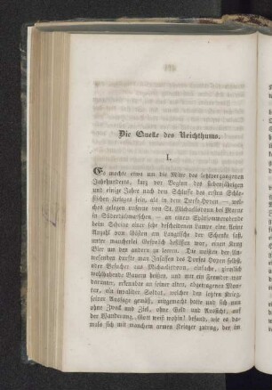 Die Quelle des Reichthums.