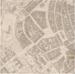 Fischer, Theodor; Schweinfurt (Bayern); Generalbaulinienplan - Lageplan