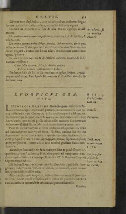 Ludovicus Gravius.